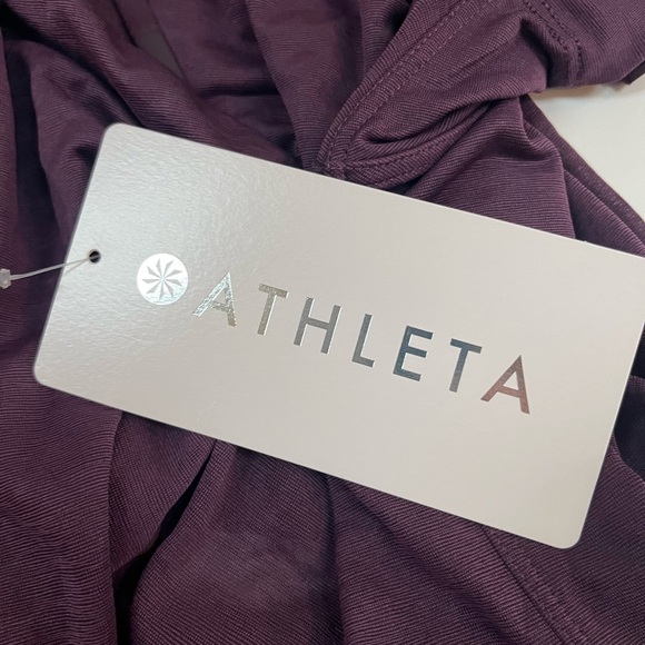 Athleta Vapor Hooded Tee Purple M NWT - Picture 5 of 10